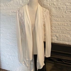 Hugging kisses waterfall cardigan NWT